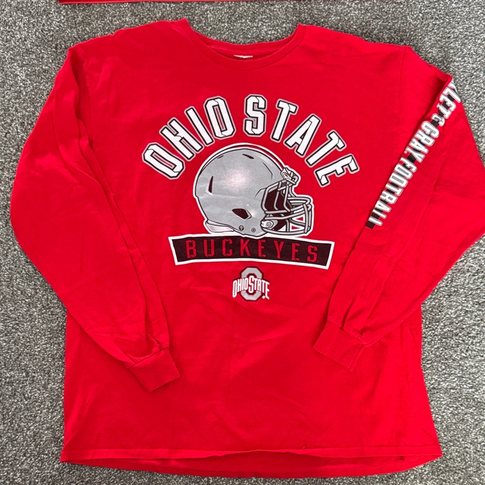 Ohio State Man Red Long Sleeve Shirt size XL - Picture 2 of 9